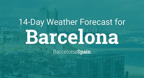 barcelona spain weather forecast